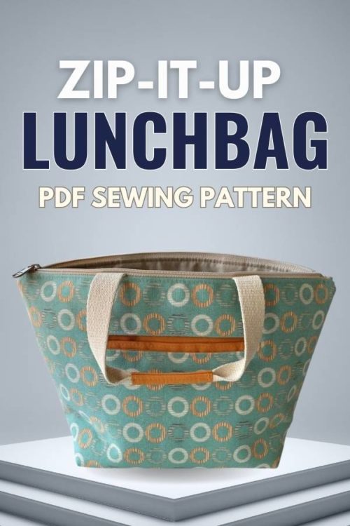 Zip It Up Lunchbag Sewing Pattern Sew Modern Bags