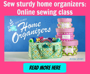 Sew Sturdy: Home Organizers