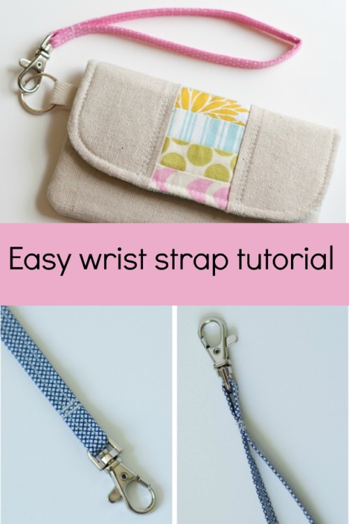 Easy Wristlet Strap sewing tutorial - Sew Modern Bags