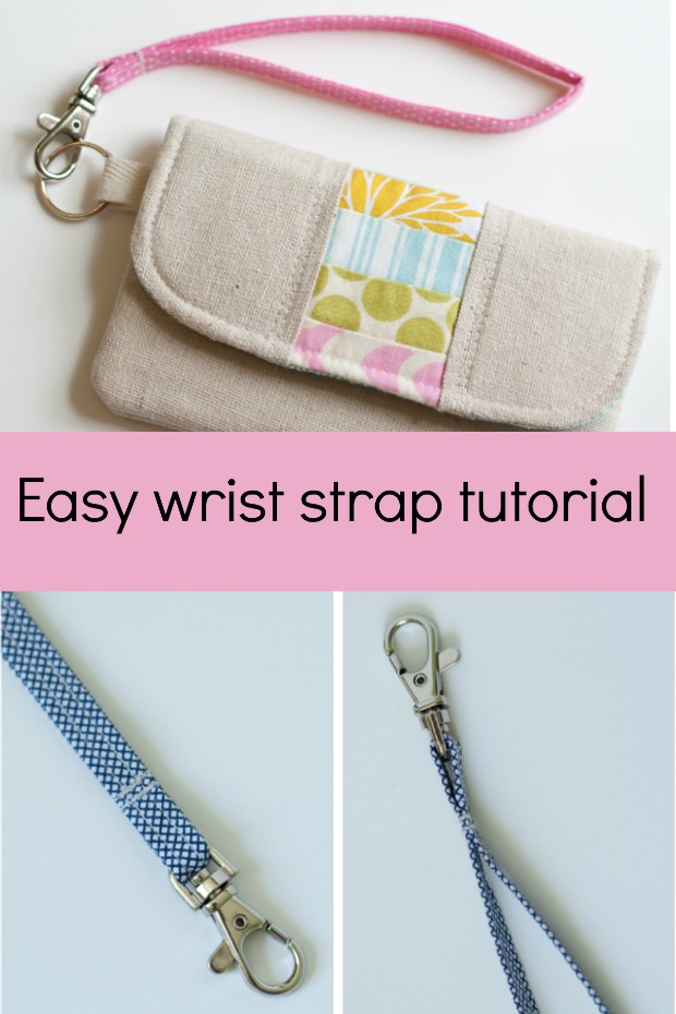 Easy Wristlet Strap sewing tutorial Sew Modern Bags