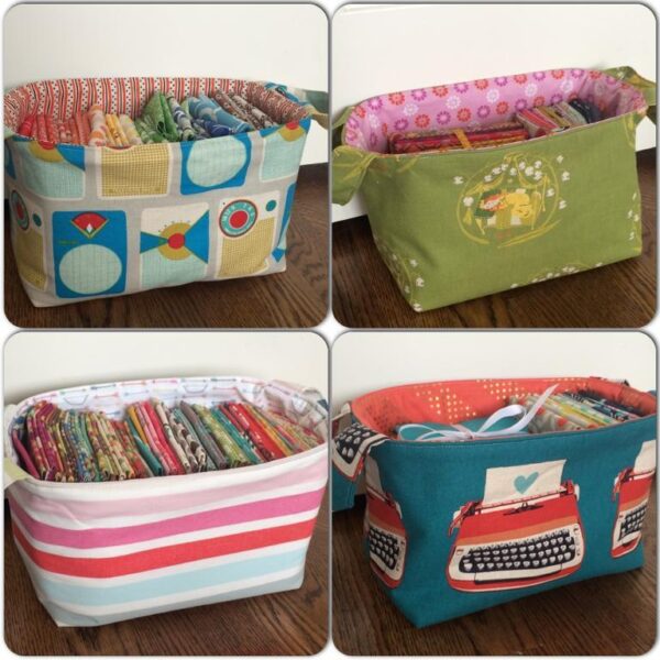 1 Hour basket sewing tutorial Sew Modern Bags