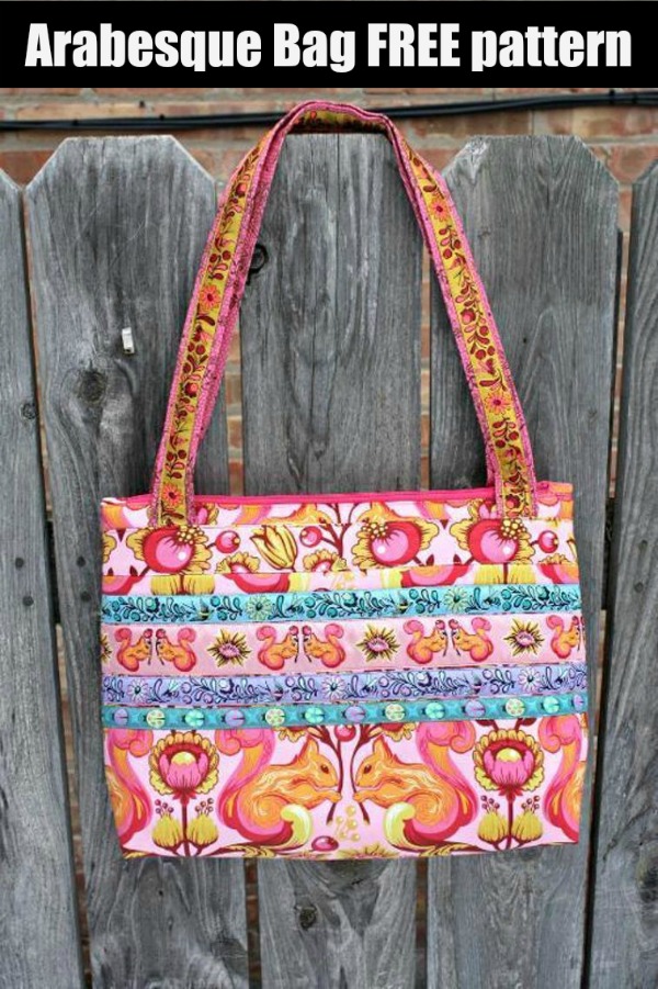 Arabesque Bag FREE sewing pattern