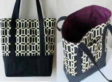 Love this heavy duty tote bag. Free pattern and step by step tutorial for how to make this very hard-wearing bag. Ideal to take to the store for your groceries or just as an every day carryall. Been using mine for months now.