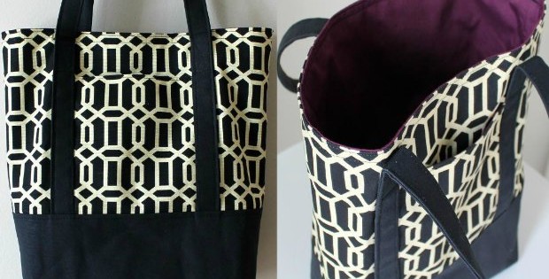 Love this heavy duty tote bag. Free pattern and step by step tutorial for how to make this very hard-wearing bag. Ideal to take to the store for your groceries or just as an every day carryall. Been using mine for months now.