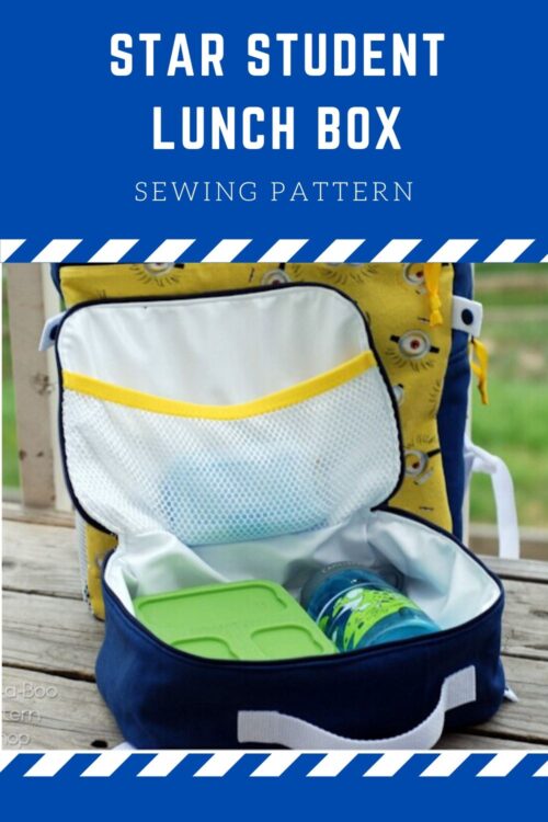 Star Student Lunch Box sewing pattern - Sew Modern Bags