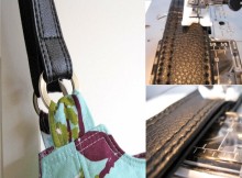 This is the ULTIMATE tutorial for how to make your own faux leather handbag straps and handles. No thick layers, no raw edges - just perfect (and cheap) bag handles you make yourself.