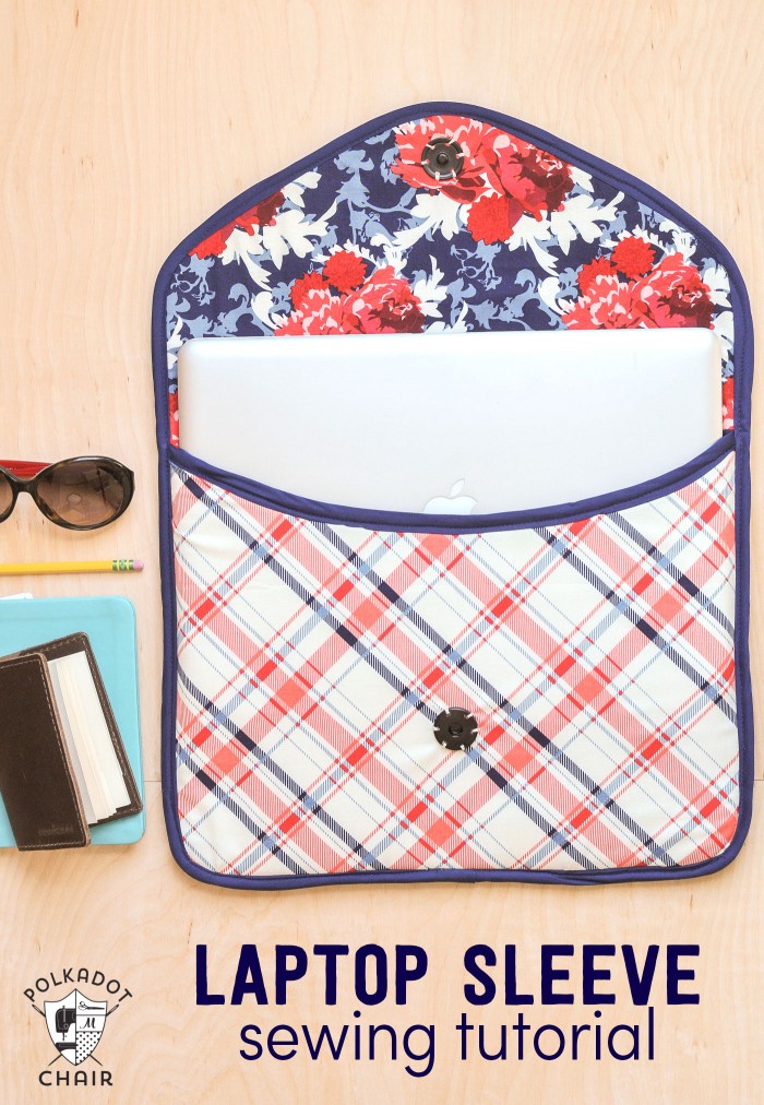 Sew Your Own Tablet or Laptop Bag FREE sewing tutorial