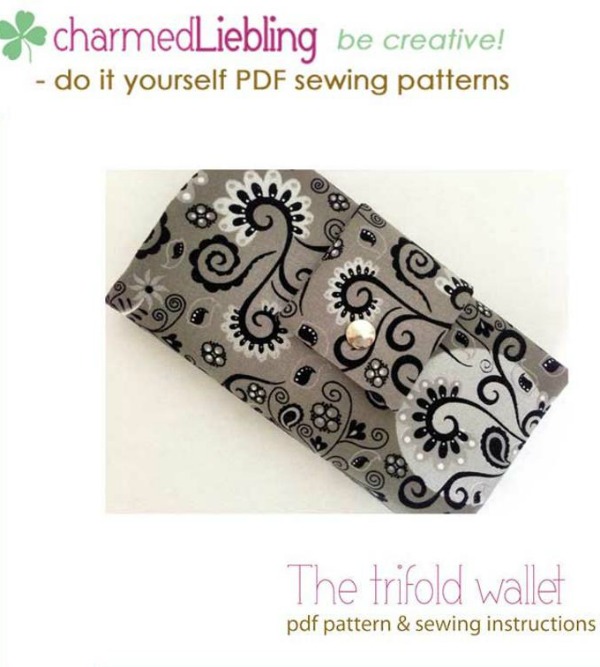 The Trifold Wallet pattern - Sew Modern Bags