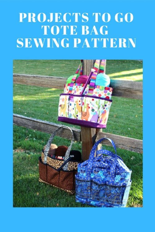 Crafter's Tool Bag PATTERN Project Bag Sewing Pattern 