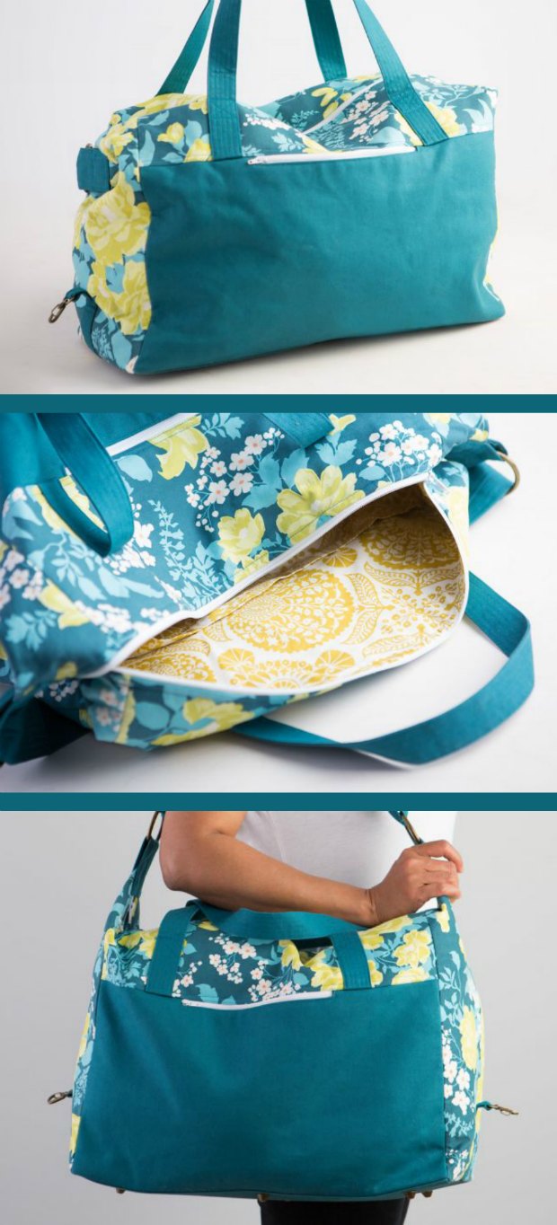 There are lots of new bag making skills fully explained in this video tutorial on how to sew this Weekender Bag. Part of a bag of the month video series. I love all the ones released so far and can't wait for the other bag patterns.