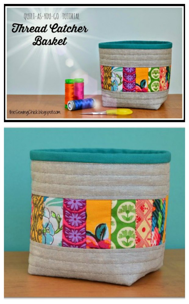 DIY Sturdy Storage Totes - free sewing pattern in 2 sizes!