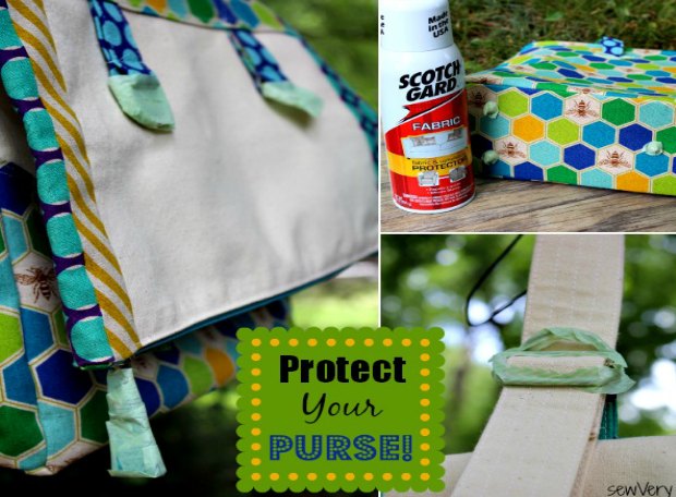 VIDEO: How to Use Scotch Guard to Protect your Finished Bag - Sew