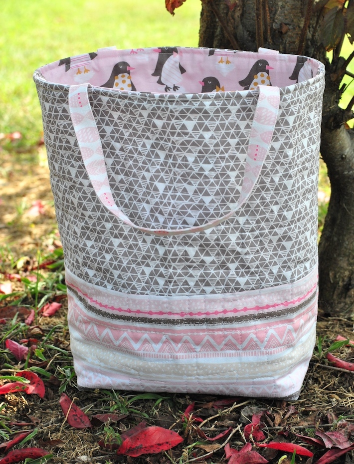 Quilted Tote Bag Free Pattern