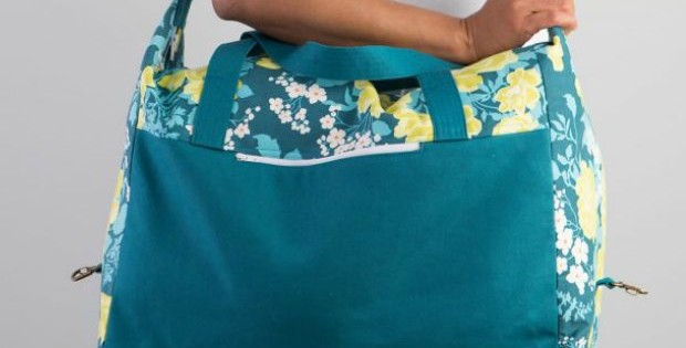 There are lots of new bag making skills fully explained in this video tutorial on how to sew this Weekendere Bag. Part of a bag of the month video series. I love all the ones released so far and can't wait for the other bag patterns.