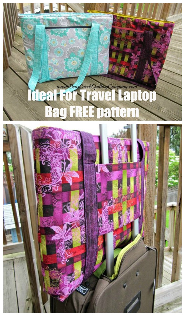 Ideal For Travel Laptop Bag - free pattern