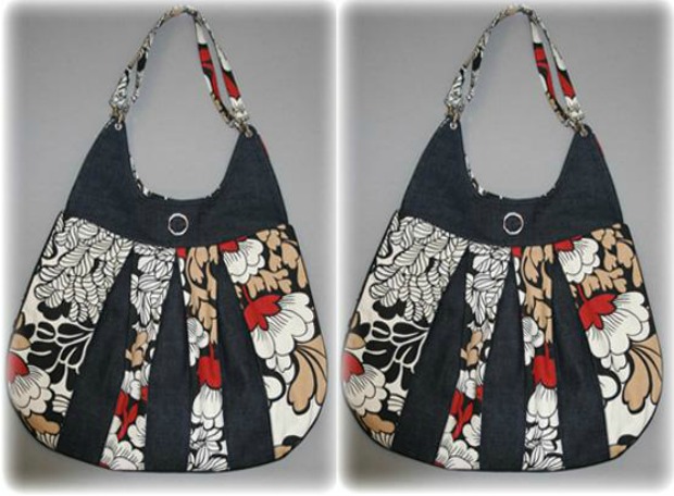 Elna Tote Purse - free sewing pattern - Sew Modern Bags