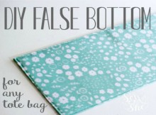 There are lots of reasons why you should add a firm base to the inside of your bags you sew. Here's how you can do this easily and make a really neat job.