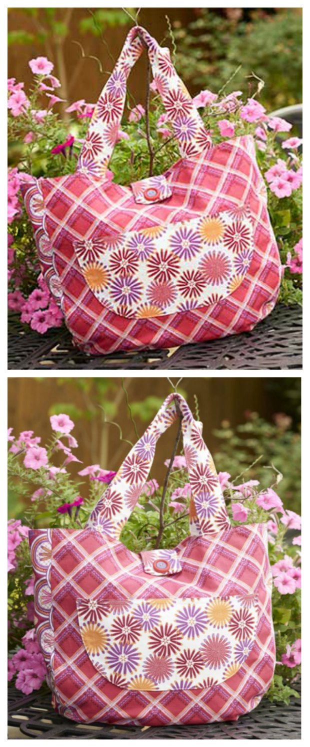 Well Rounded Tote FREE sewing pattern