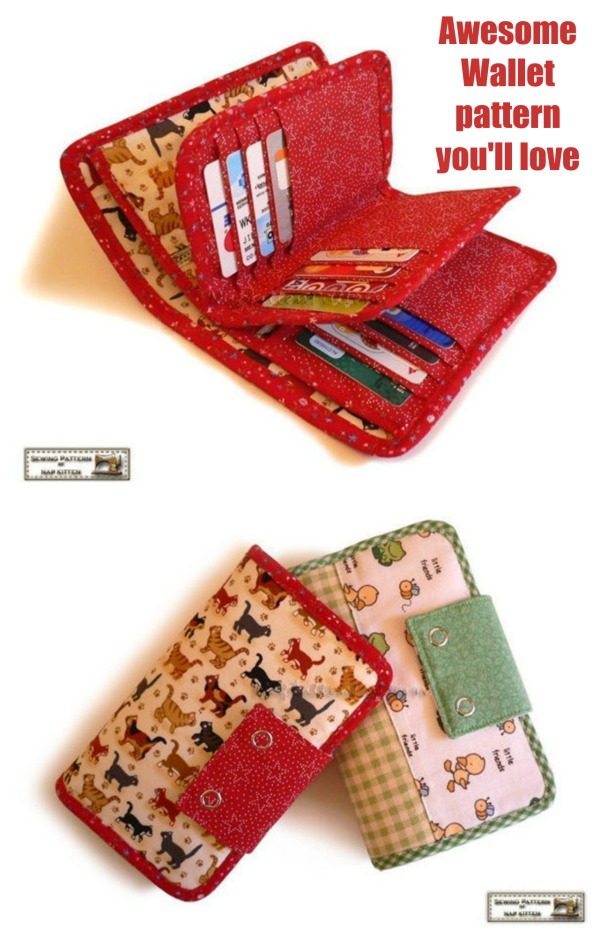 Awesome wallet sewing pattern you'll love - Sew Modern Bags