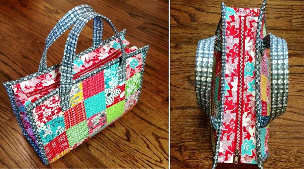 Dainty Tote Bag FREE sewing pattern - Sew Modern Bags