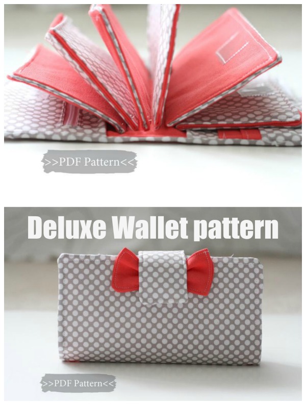 Cash Envelope Wallet SEWING PATTERN PDF Cash Budget Wallet 