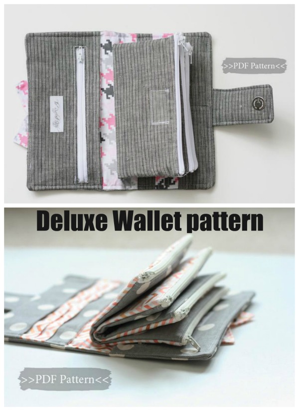 Cash Envelope Wallet SEWING PATTERN PDF Cash Budget Wallet 