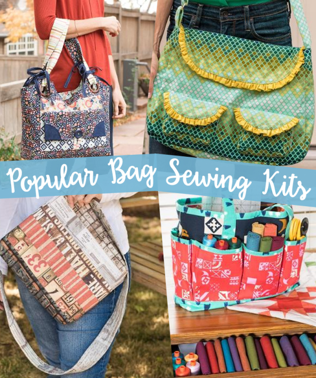 With fabrics expertly co-ordinated, these bag sewing kits make it easy! Everything you need in one package including the pattern and the prices are excellent!
