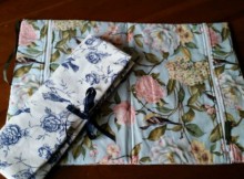 A lingerie bag to sew for travelling. Keep your undies safe from snags in your case, or use one side for clean, the other for worn. I also use one of these for my flip flops too.