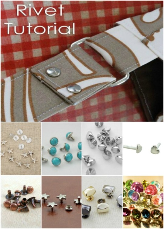 How to install rivets a FREE sewing tutorial Sew Modern Bags