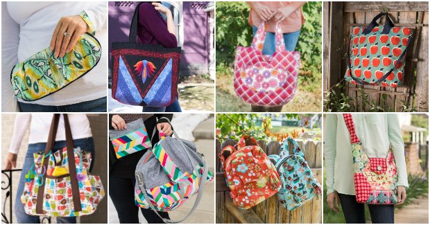 With fabrics expertly co-ordinated, these bag sewing kits make it easy! Everything you need in one package including the pattern and the prices are excellent!