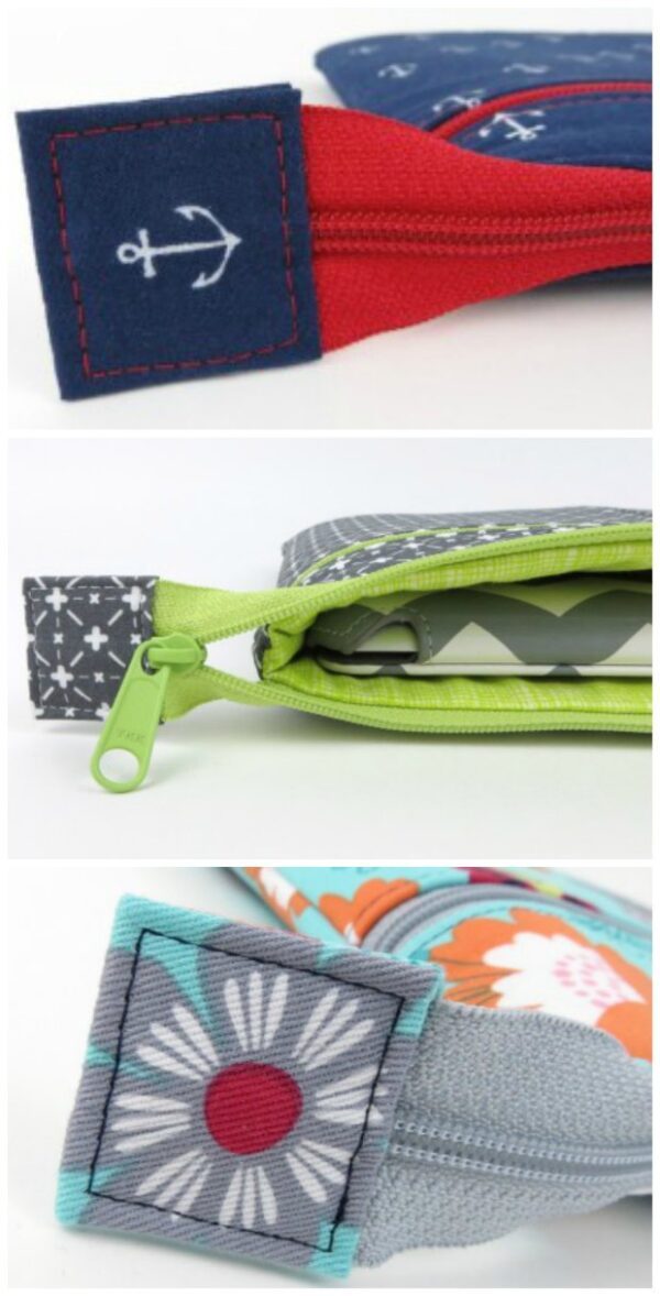 The Perfect Zipper Tab FREE tutorial Sew Modern Bags