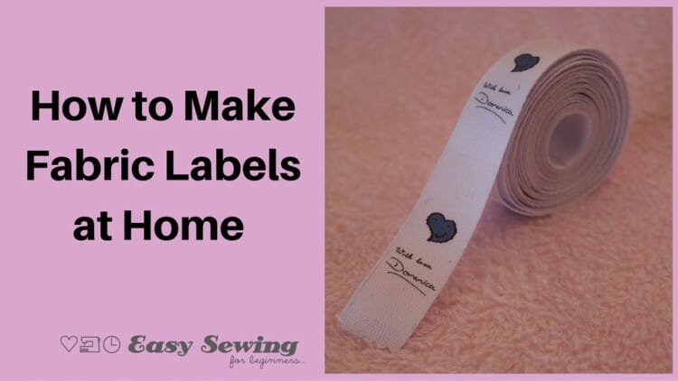 How to make fabric labels - FREE video tutorial - Sew Modern Bags