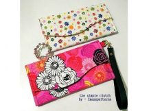 Simple Clutch Bag FREE sewing pattern