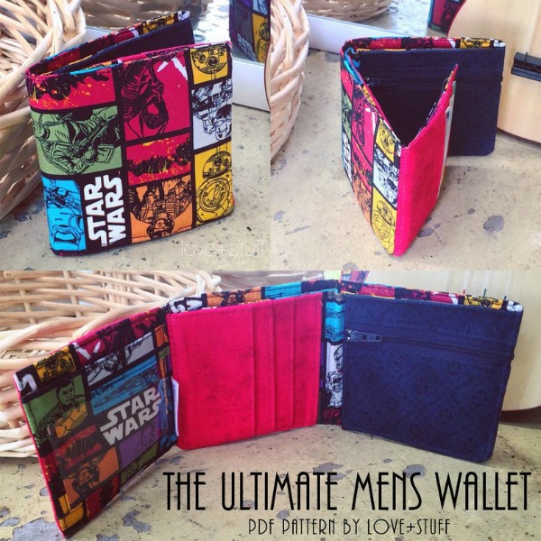 Ultimate Mens Wallet sewing pattern - Sew Modern Bags