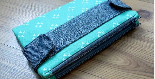 The perfect wallet sewing pattern? Space for cards, 2 pockets for notes etc, 2 zipper pockets for coins and even holds a phone! Optional wrist strap AND it comes with a full step by step sewing video. It's a winner!