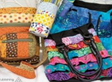 Great bags sewing book. Easy Sew Jelly Roll Bags.