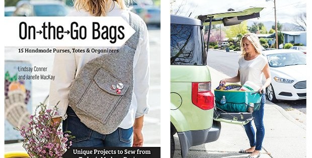 On the Go Bags. 15 fab bags to sew. Love this book. A compilation of bag sewing patterns from some of the best (and my favorite) bag designers.
