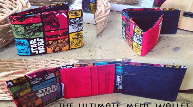 Ultimate Mens Wallet sewing pattern - Sew Modern Bags