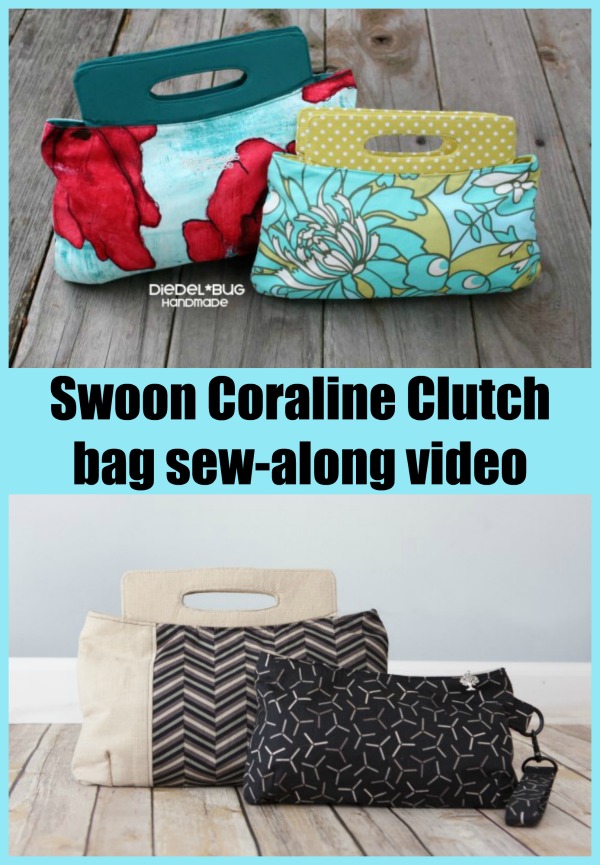 Swoon Coraline Clutch bag sew-along video