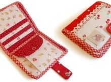 The cutest and most perfect sewing pattern for a bi-fold wallet. Has everything you need, card slots, bill compartment, coin purse - and it looks so pretty too!