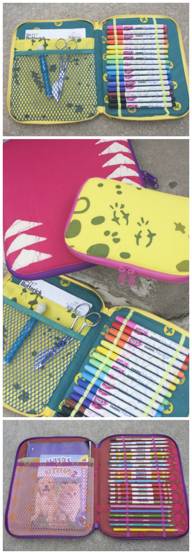 Creative Maker Supply Cases - ideal for art supplies - Sew Modern Kids