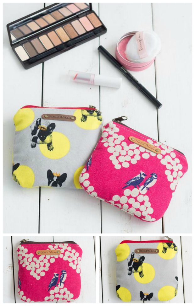 Free sewing pattern for a cute and practical zipper bag. This small size is really handy. I use one to carry my feminine products in my purse.