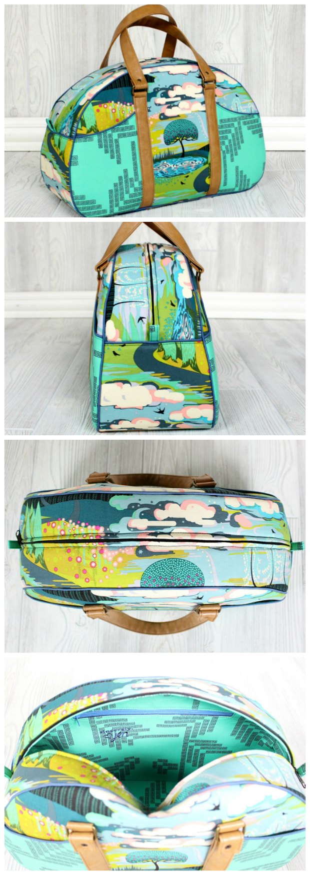 Swoon Patterns: Betty Bowler PDF Bowling Bag Purse Travel 