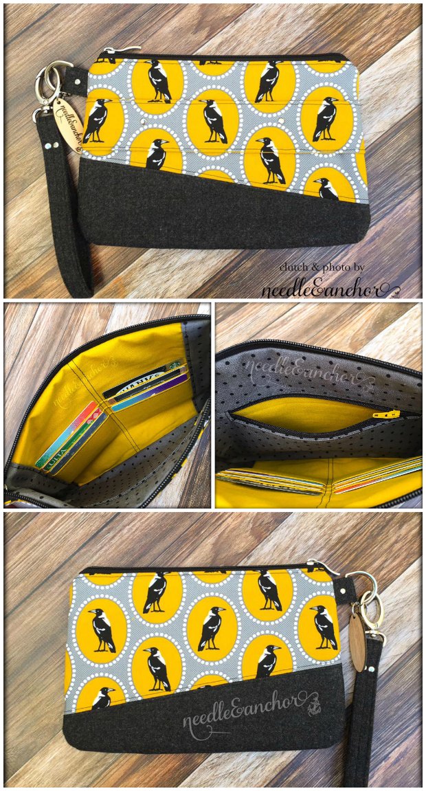 Sewing and needle holder wallet sewing pattern - Sew Modern Bags