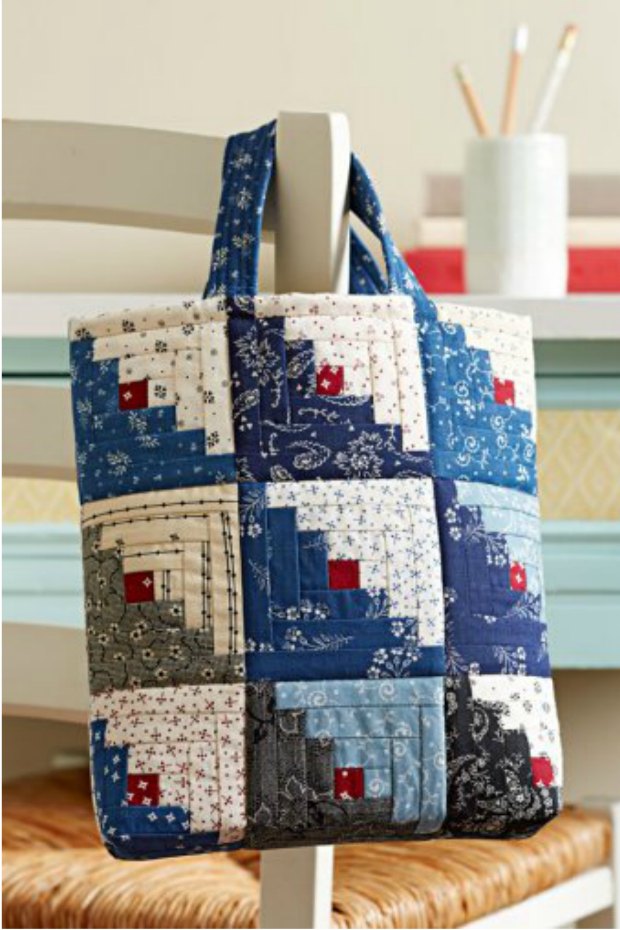 DIY Charm Pack Tote Bag Free Sewing Patterns