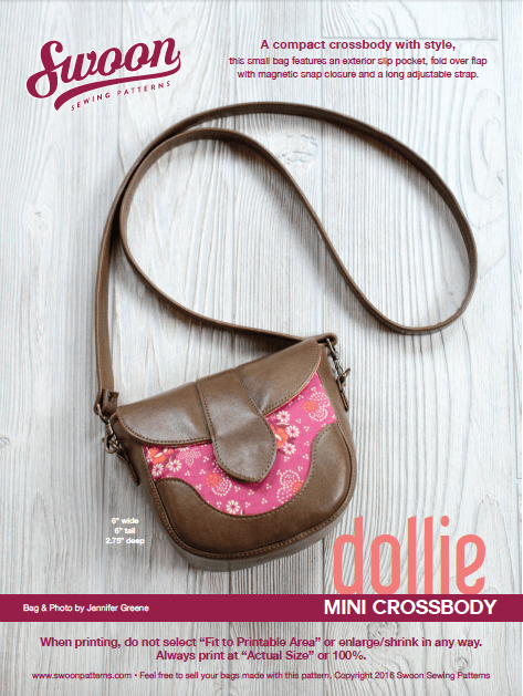 Dollie Mini Crossbody Bag FREE sewing pattern