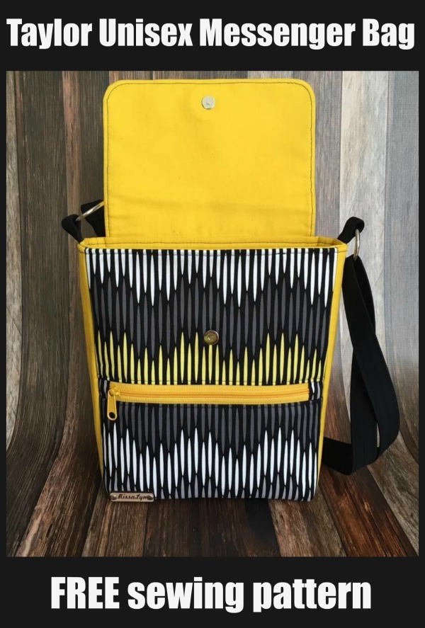 Taylor Unisex Messenger Bag FREE sewing pattern