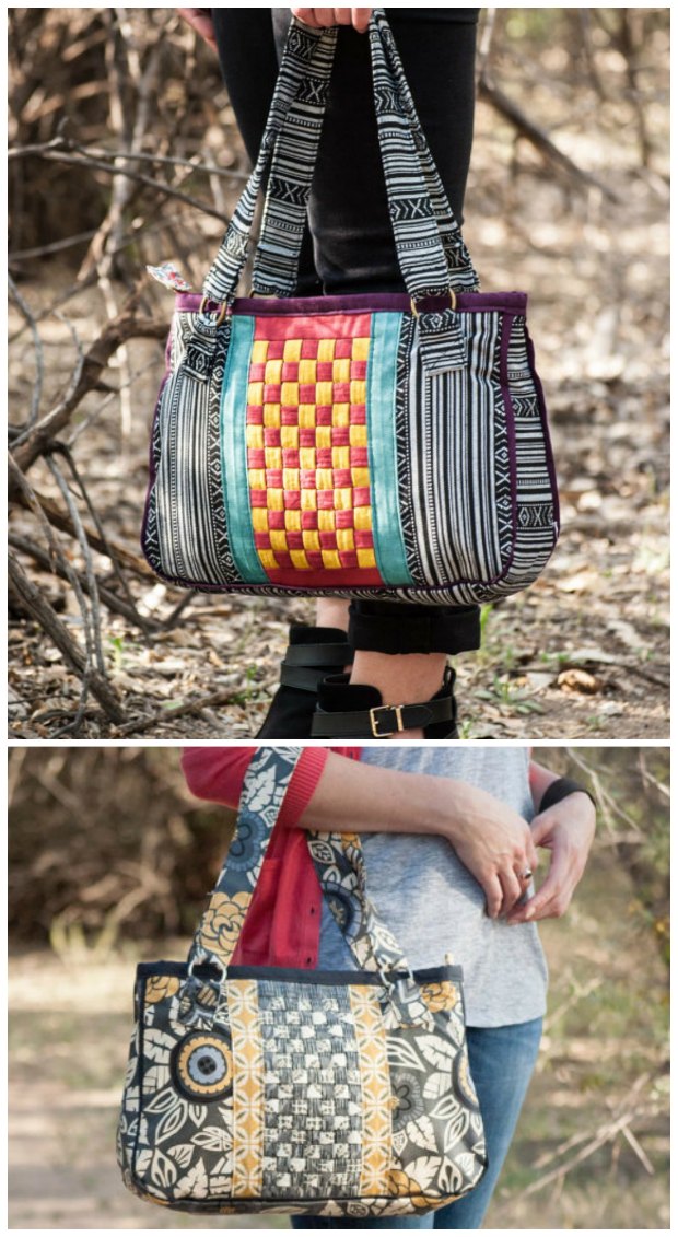 Basketweave Bag sewing pattern