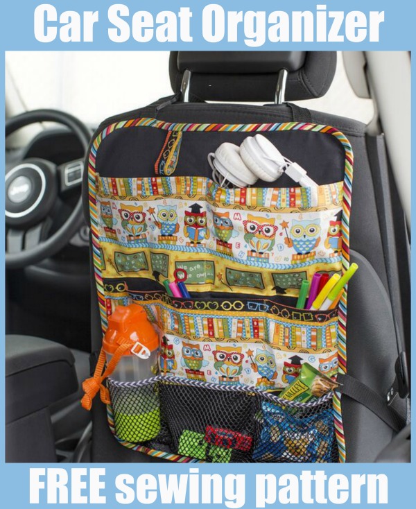 Car Organizer, Sewing Pattern, Kids Car Organizer, Car Caddy, Sew Baby  F885, Clutter Catcher, Toy Organizer, Travel Accessories, for Kids 