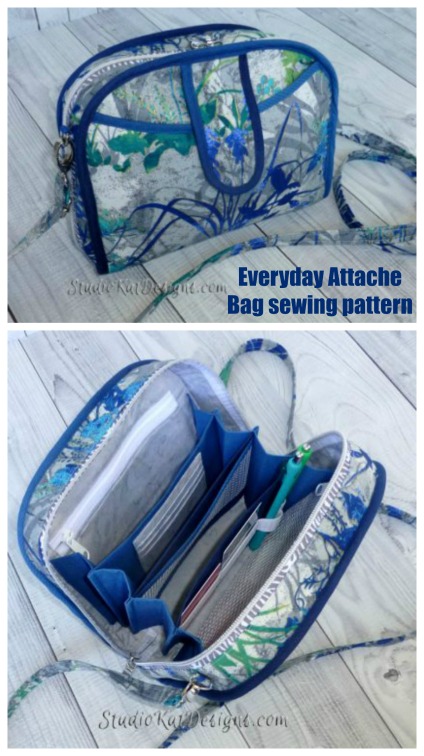 Everyday Attache Bag sewing pattern